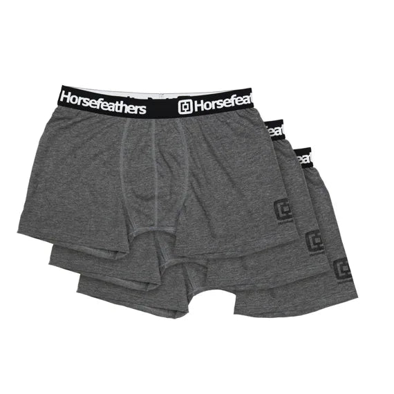 Horsefeathers Dynasty 3pack Boxer Shorts (heather Anthracite)
