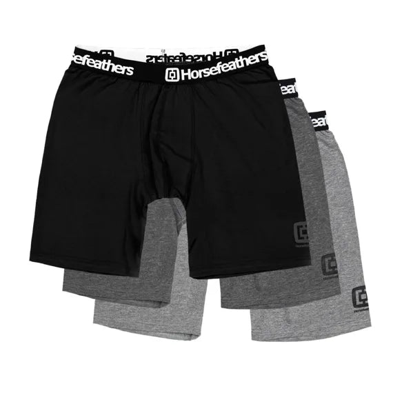 Horsefeathers Dynasty Long 3pack Boxer Shorts (assorted)