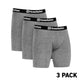 Horsefeathers Dynasty Long 3pack Boxer Shorts (heather Gray)