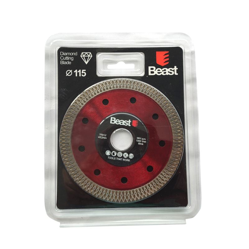 Diamantový řezací kotouč 115 mm Suché a mokré řezání Bst-736115