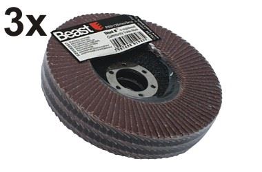 Flap Grinding Disc P80125 Mm 3-pack Beast