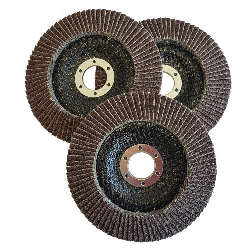 Disco Flap Abrasivo 125 Mm P60 3 Pcs 22 Mm Furo Besta