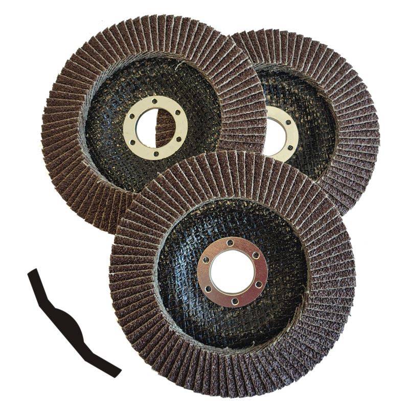 Roth Meilt Diosca Scríobach P80 Grit 125 Mm 3 Pcs Beast