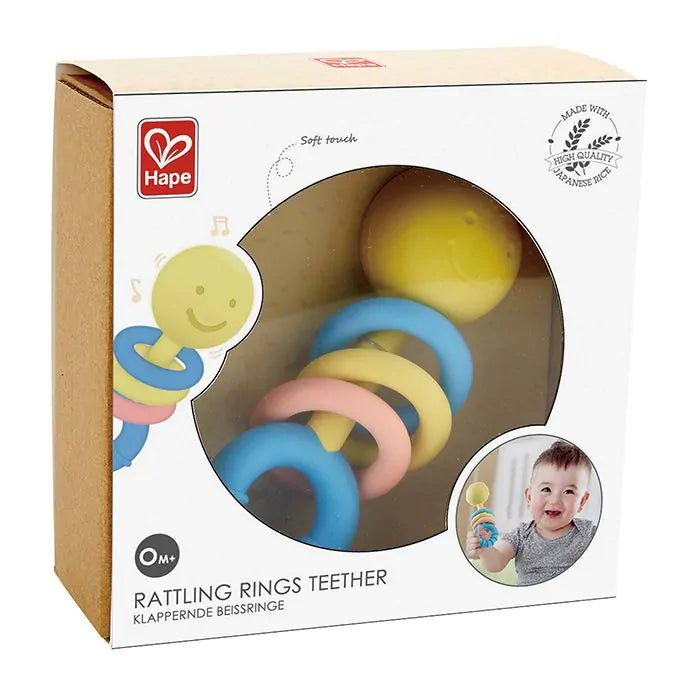 Hape Rattling Rings Teether