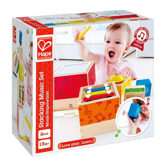 Музикален комплект Hape Stacking