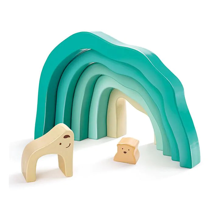 Hape Arctic Polar Bear Подреждащи блокове