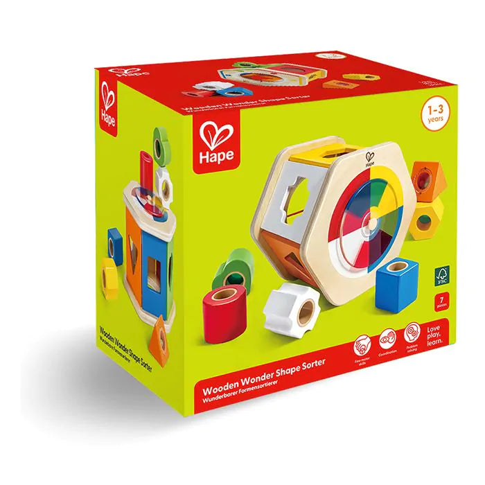 Сортировач за форми Hape Wooden Wonder