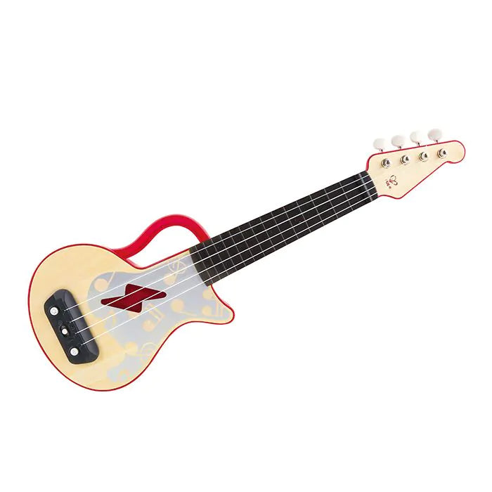 Hape Learn With Lights Ukulele Red