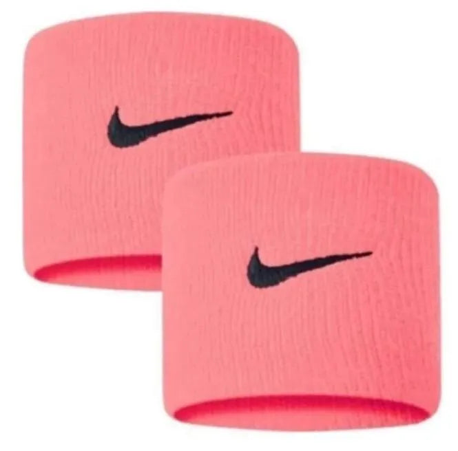 Nike Swoosh Wristbands Pink Gaze-olej Šedá Ružová