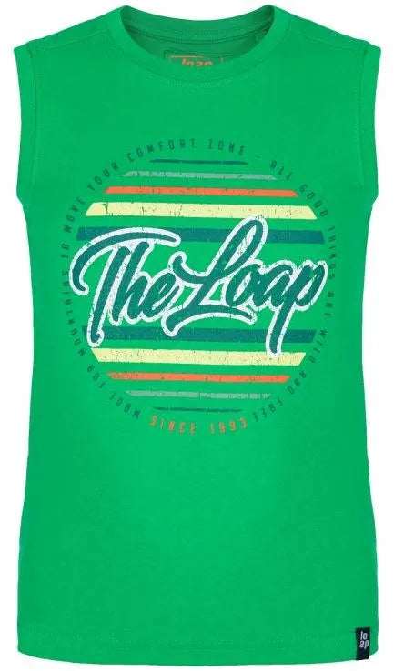 Camiseta de tirantes infantil loap bafr verde 128