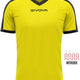 Sports T-shirt Givova Revolution Yellow-black Yellow