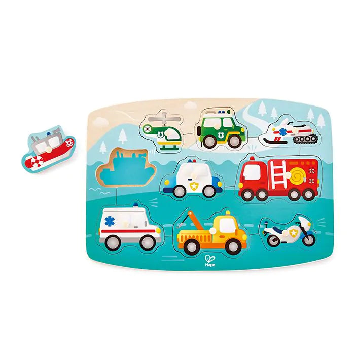 Hape Emergency Peg Puzzle
