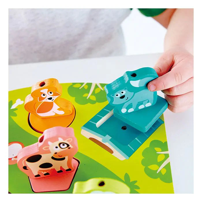 Звуков пъзел Hape Farmyard
