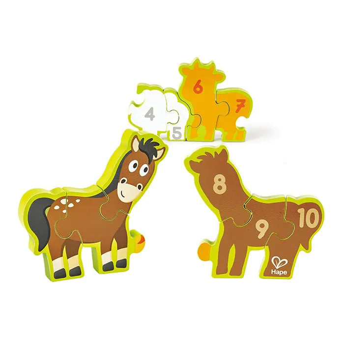 Numéros Hape et animaux de la ferme
