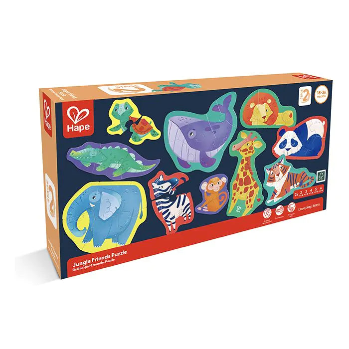 Puzzle degli amici della giungla di Hape