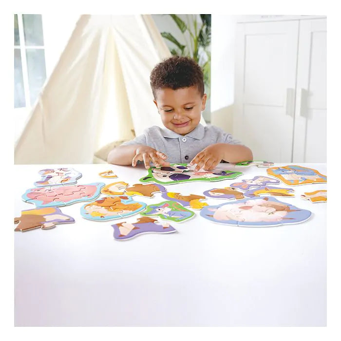 Quebra-cabeça Hape Farmyard Friends