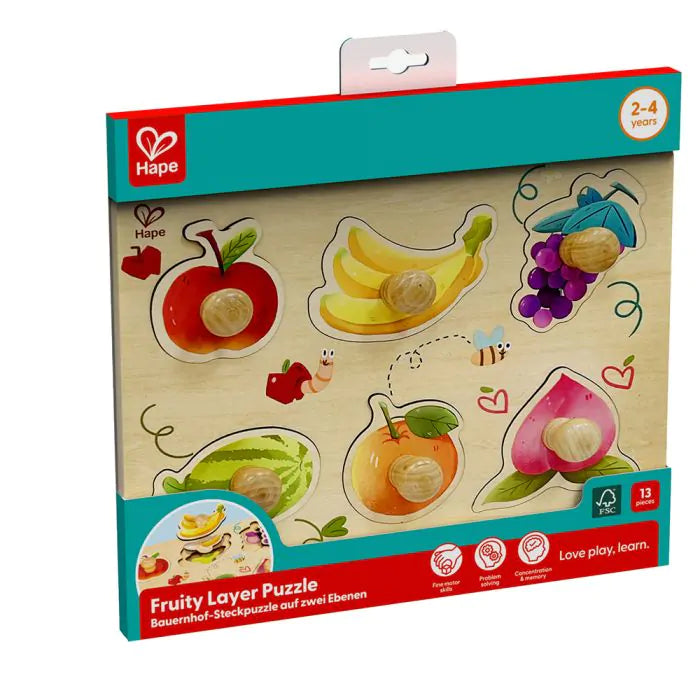 Hape Fruity Layer Puzzle
