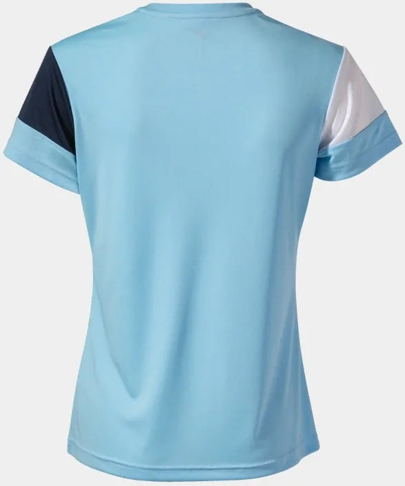Camiseta feminina joma camiseta manga céu azul-azul marinho xs