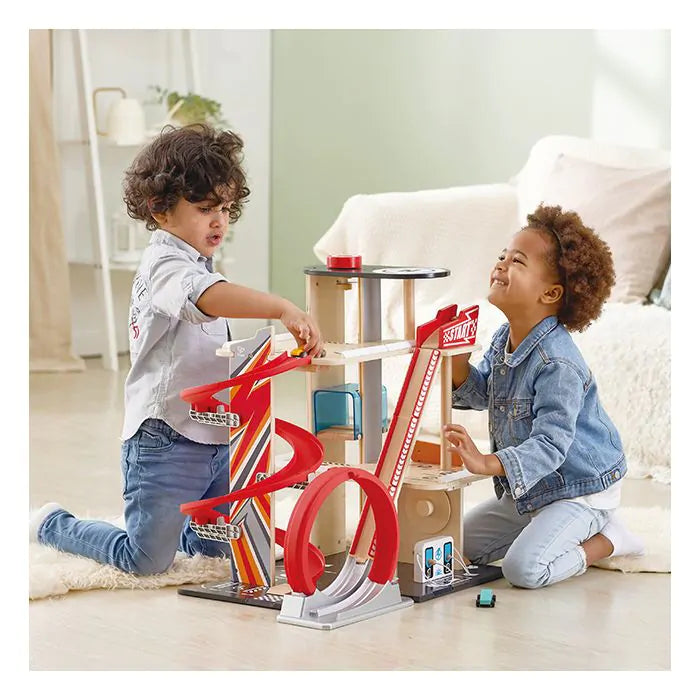 Hape Gearhead Stunt Garage