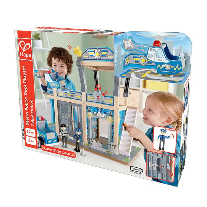 Hape Metro Police Dept Playset