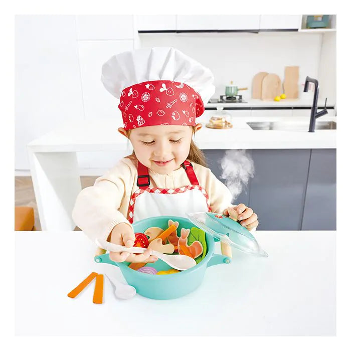 Set de joacă Hape Little Chef pentru gătit și abur