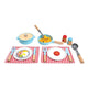 Игрален комплект за готвене и сервиране Hape Little Chef