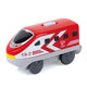 Loco interurbano rojo a batería Hape