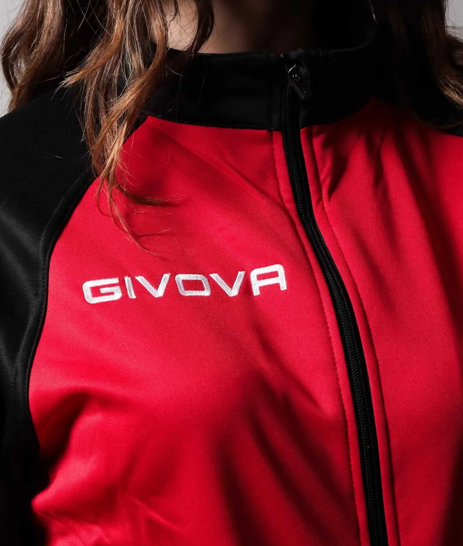 Givova cuba červeno-černý sportovní set 3xs