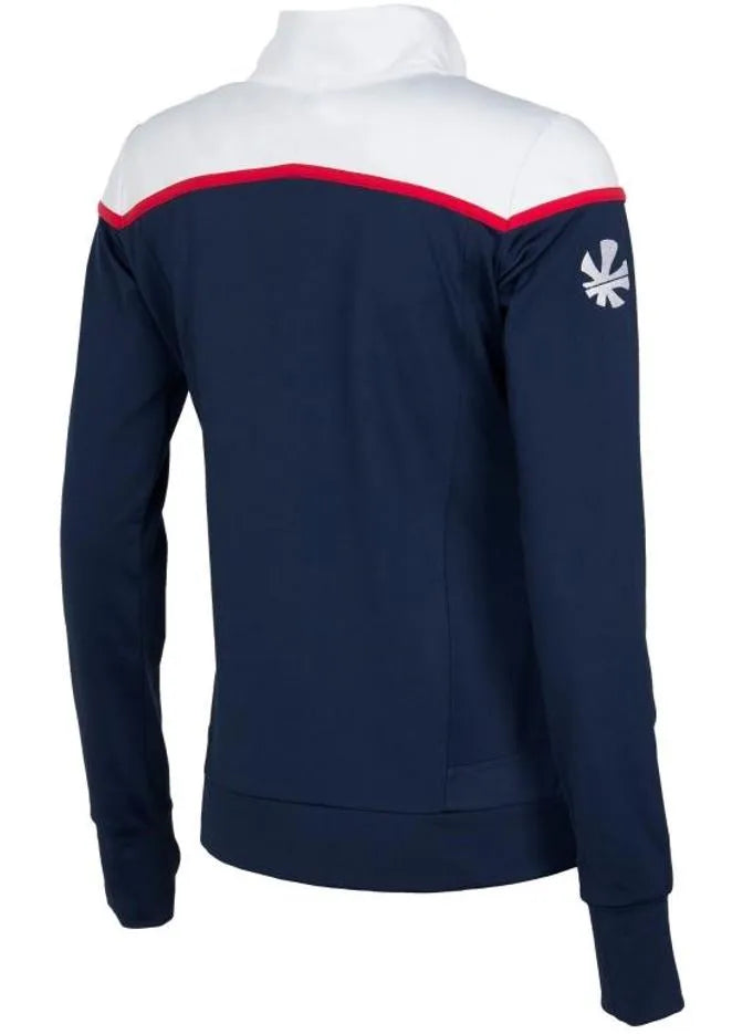 Veste femme reece varsity stretched fit bleu marine-blanc bleu xs