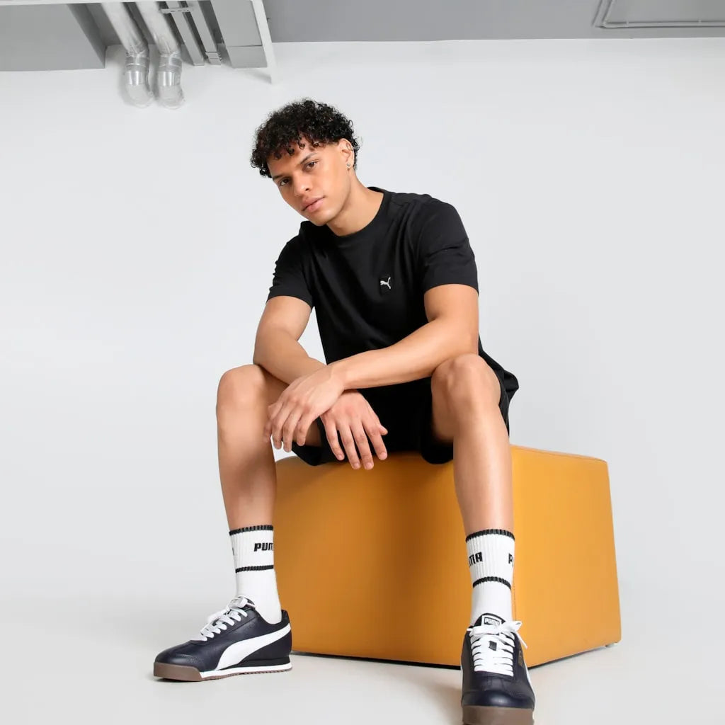 Pánské černé tričko Puma Ess Elevated