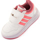 Buty Dziecięce Adidas Jr Hoops Biało-różowe Białe