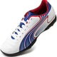 Juniorské kopačky Puma V6.11 Tarfy bílé