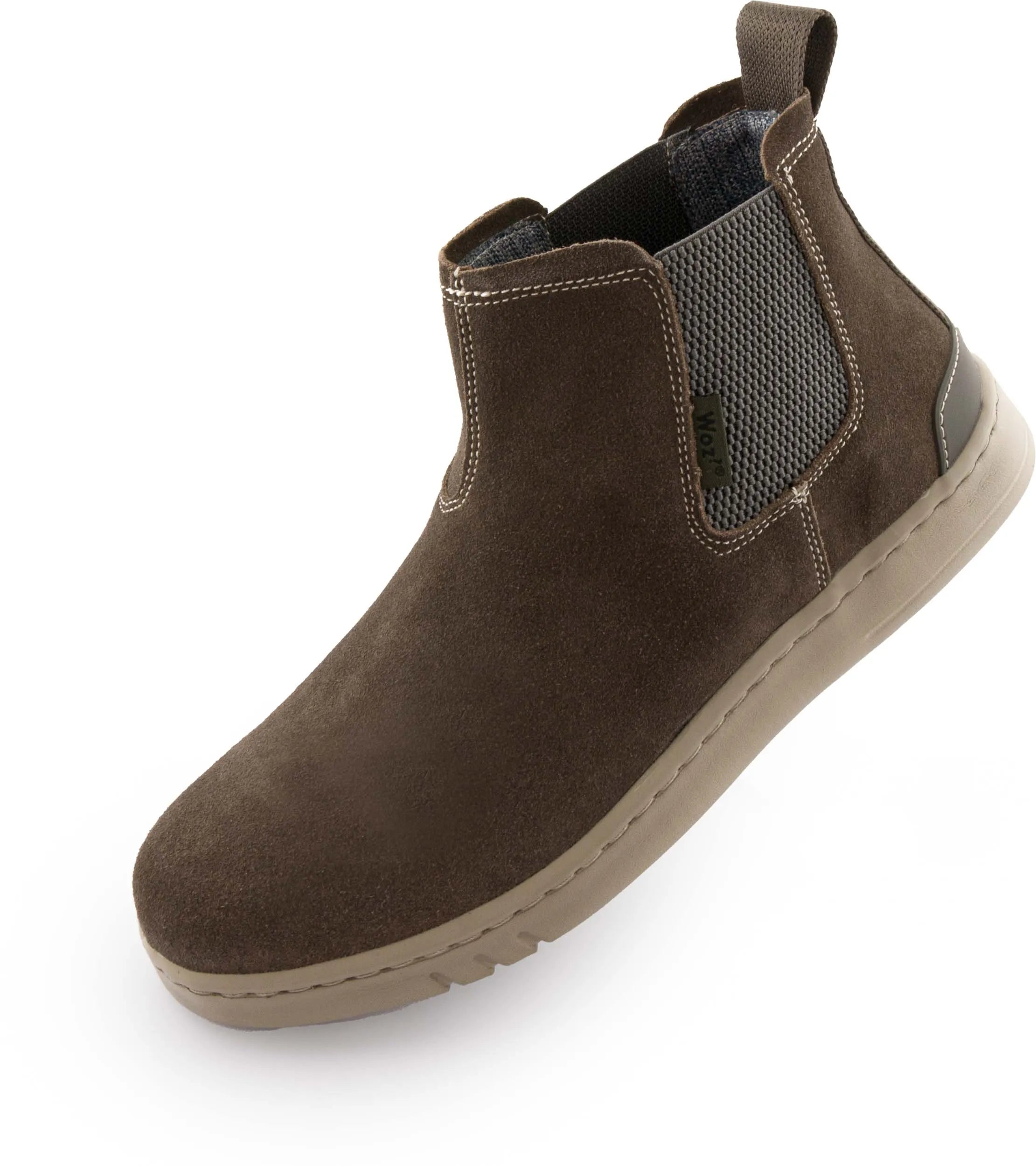 Calçados Masculinos Woz David 111 Taupe Marrom