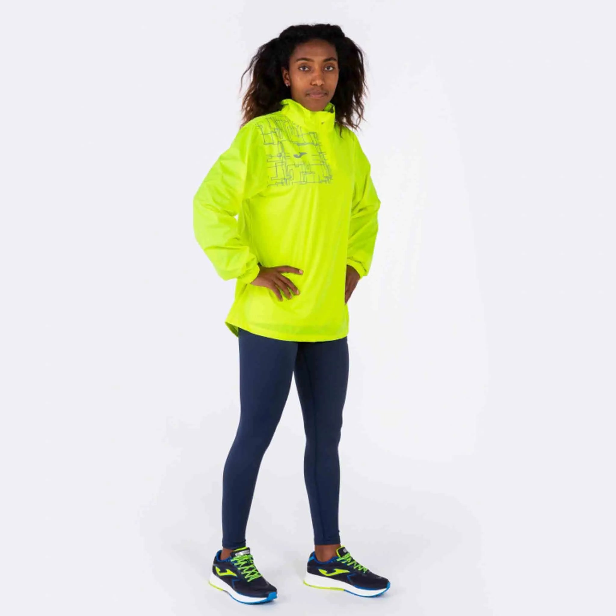 Sweat femme joma elite viii jaune fluo l