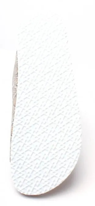 Ciabatte da Donna Mediline Arco Snake Argento Beige