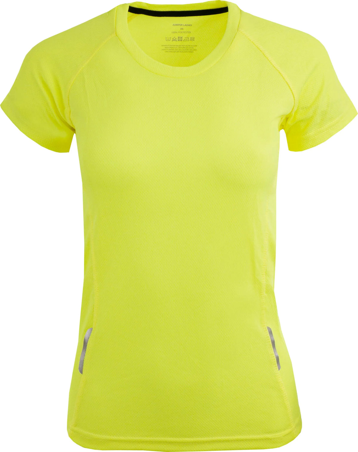 T-shirt sportiva maglione da donna giallo