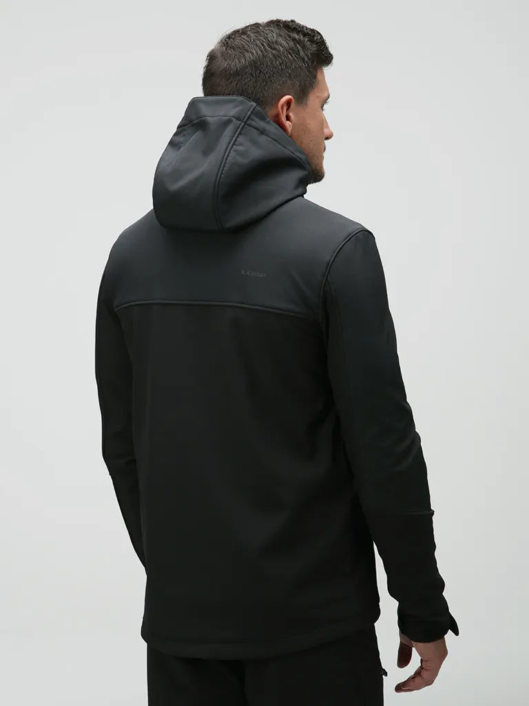Jachetă Softshell pentru bărbați Loap Lupp Black