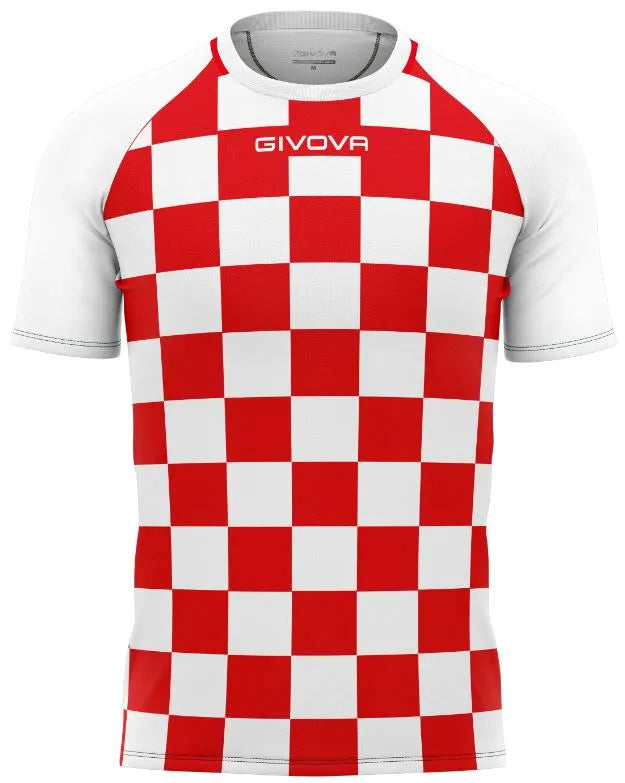 Sportshirt Givova Dama Wit-rood
