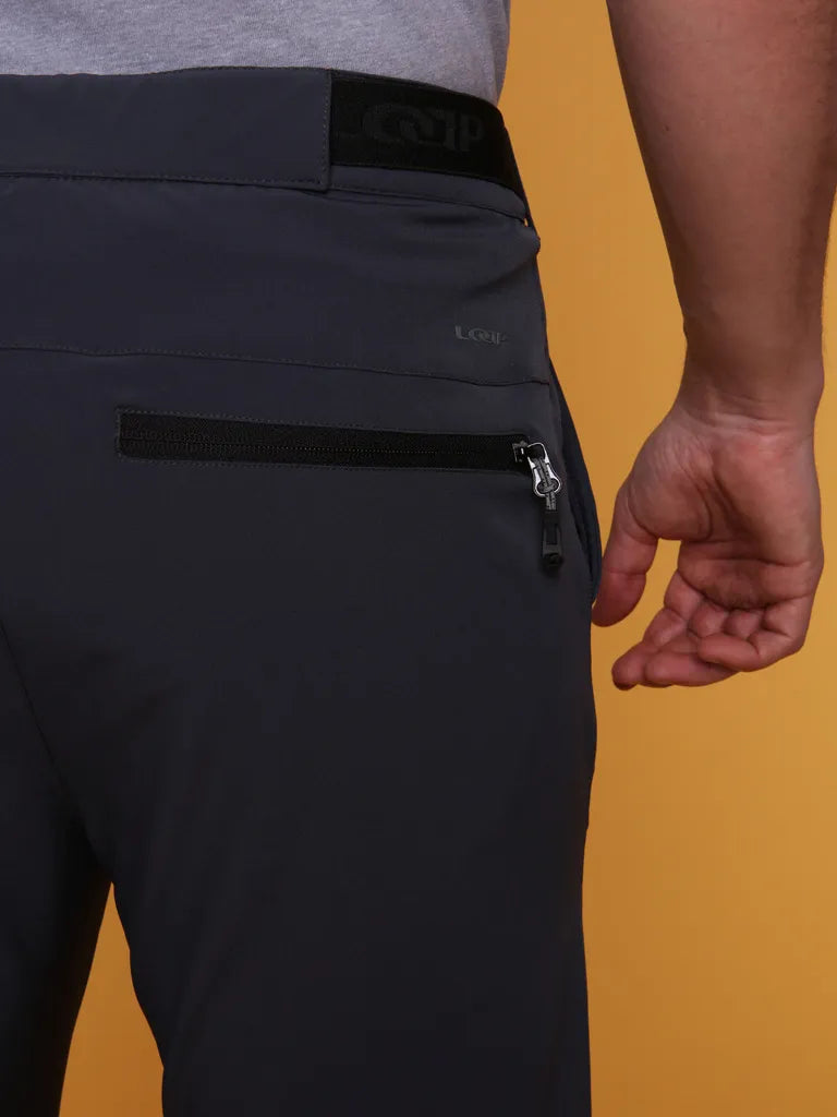 Herren Softshellhose Loap Uricke Grau