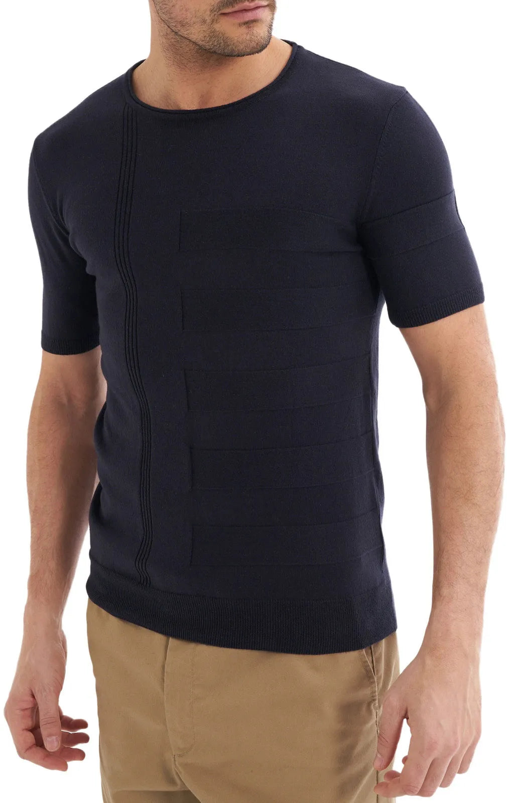 Jimmy Sanders Zeus Navy T-shirt Homme Bleu