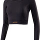 Women's Crop Top Klimatex Mera Black