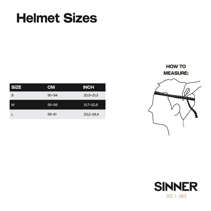 Hełm Sinner z wizjerem