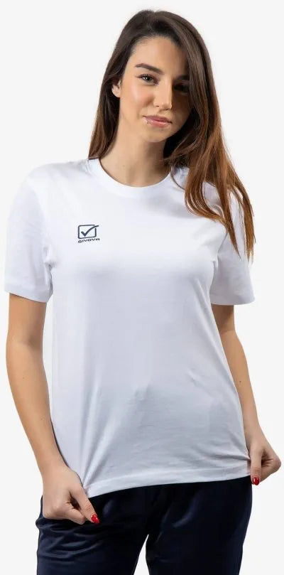 Tricou Givova Cotone Alb Alb