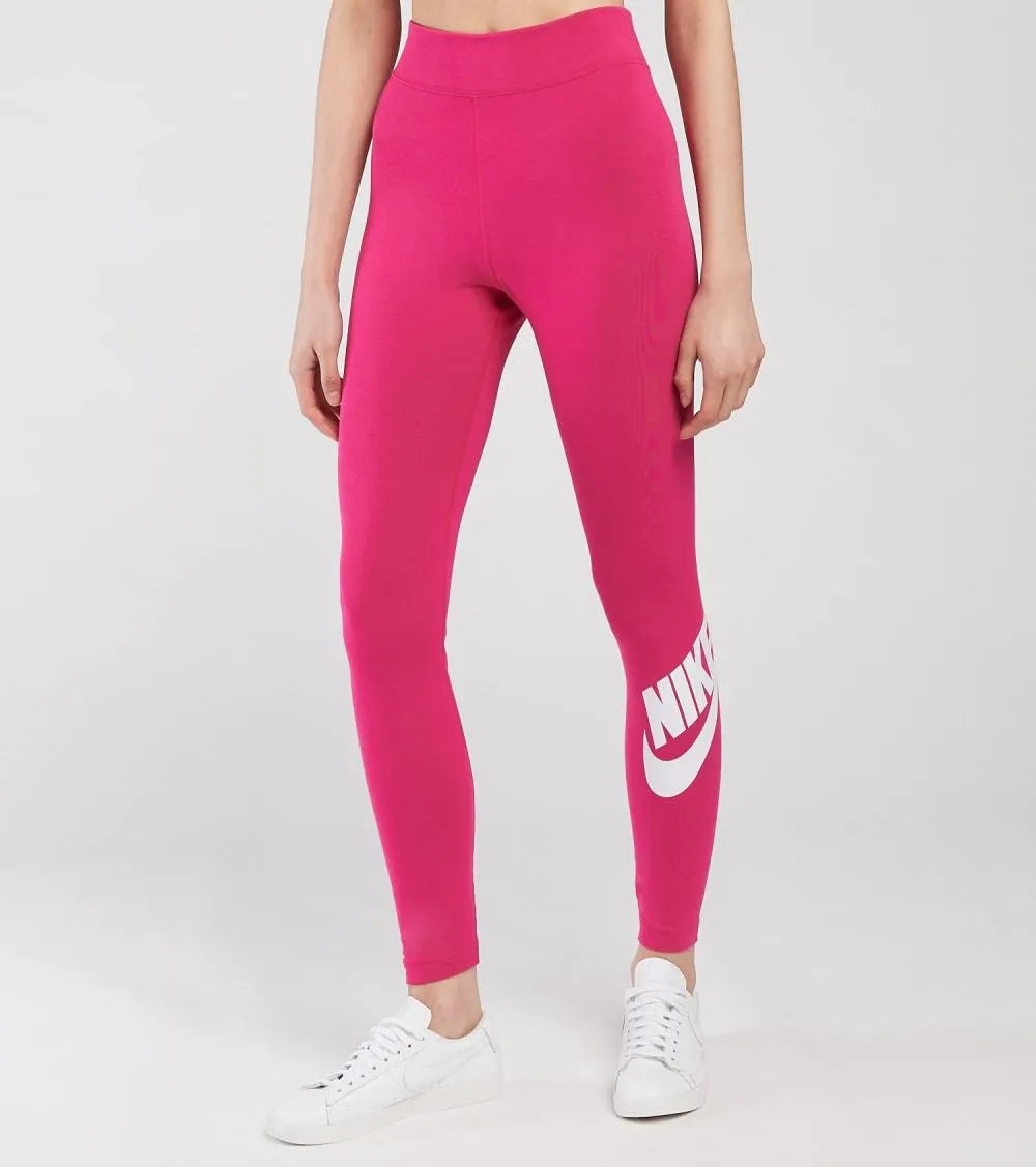 Dámske legíny nike legging essential fuchsia pink s