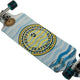 Longboard Kryptonics Drop Down Heat Waves Blue