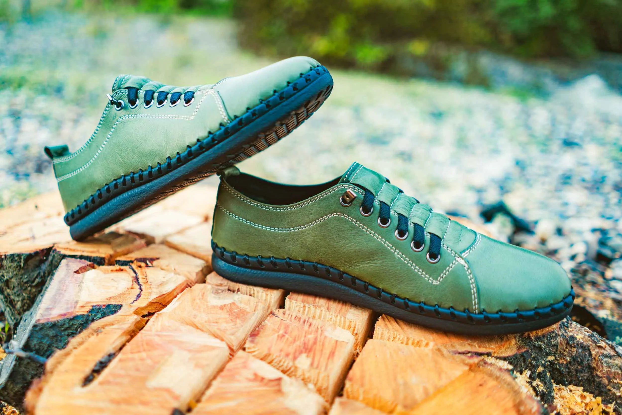 Bróga Leathar na mBan Nell M6019 Dark Olive Green