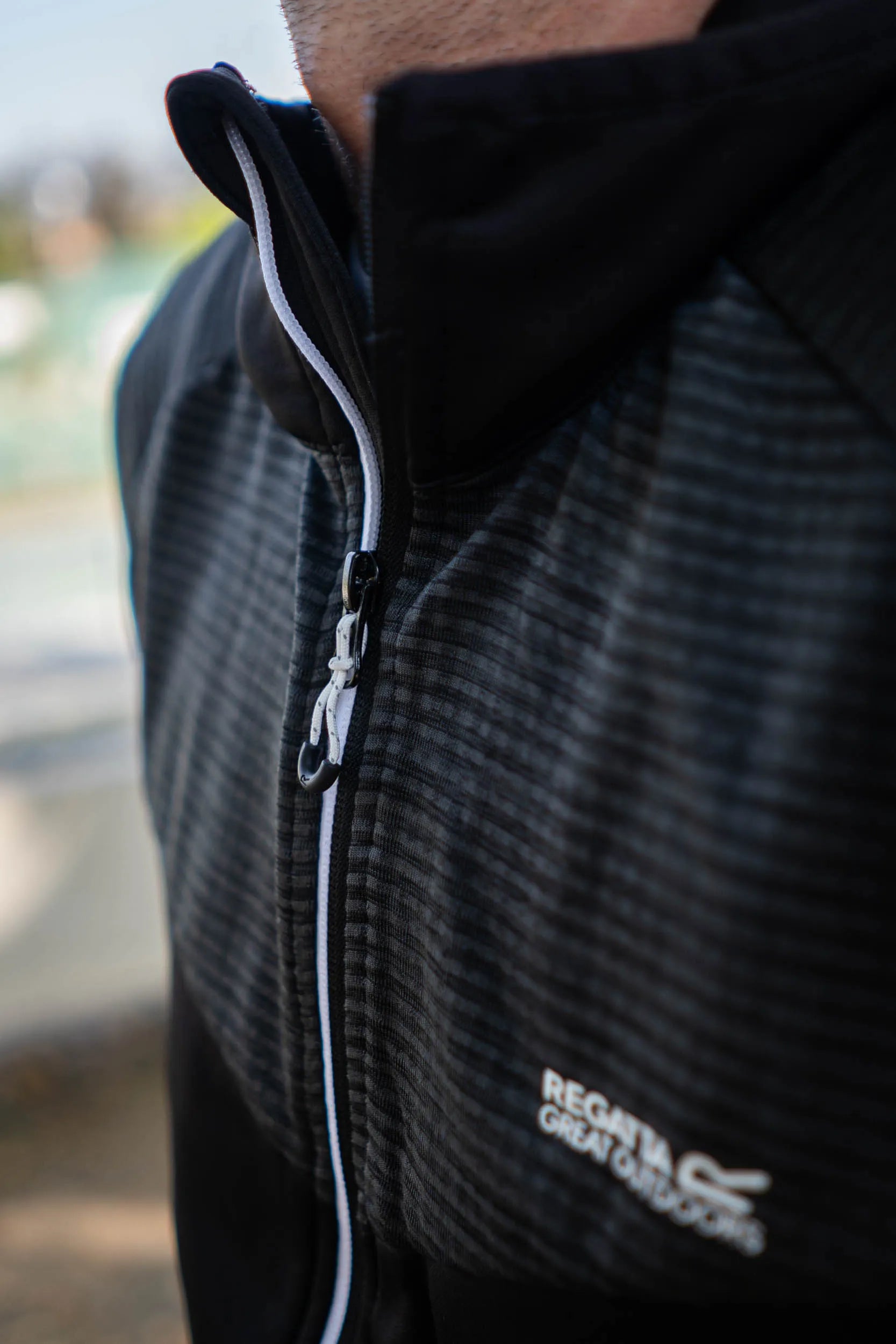 Hanorac pentru bărbați Regatta Men Yare Vi Extol Stretch Softshell Jacket Negru