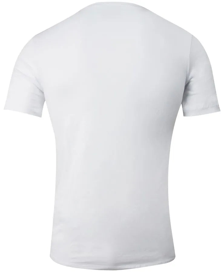 Tricou bărbați Fila cu decolteu în V Fit White White
