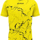 Sports T-shirt Givova Grafite Yellow-black Yellow