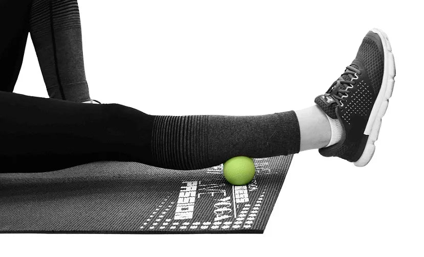 Lifefit cúpla liathróid massage 12.5x6.2cm glas